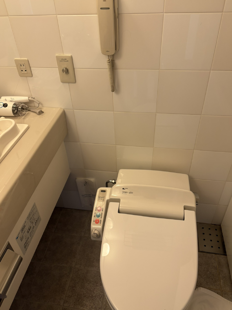 The well equipped bathroom