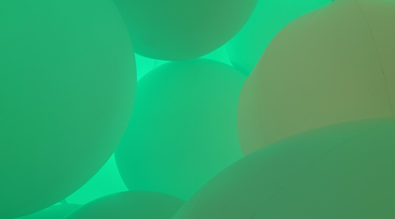 Giant Inflated Color Changing Orbs