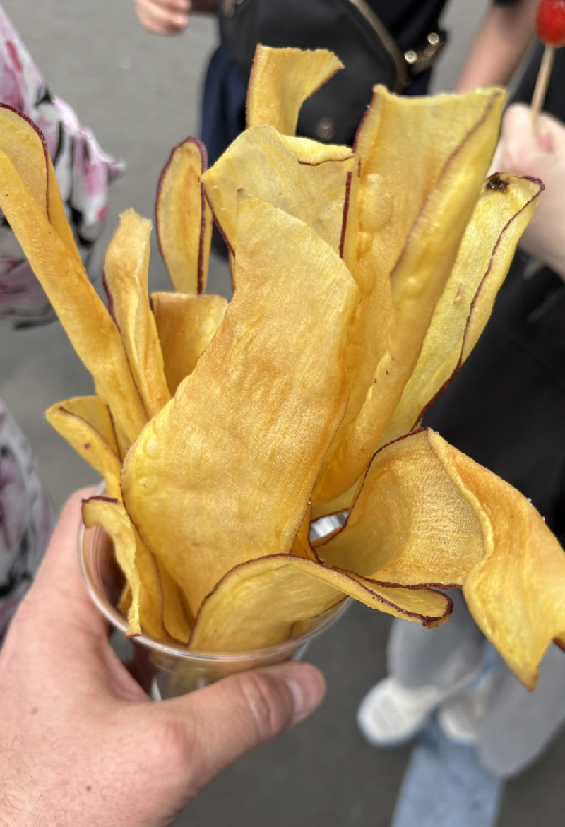 Massive Sweet Potatoes - Thinly Sliced, Fried - Fantastic